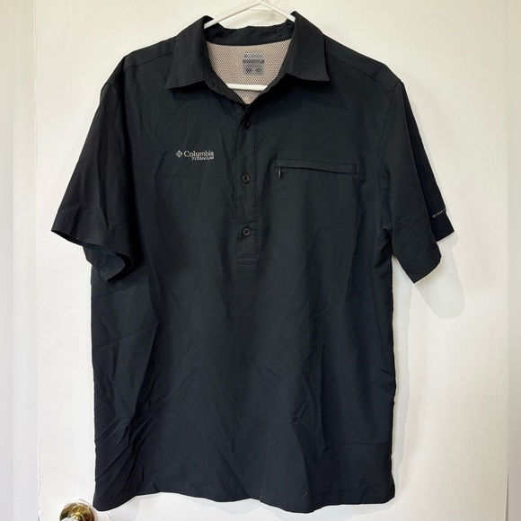 Columbia Titanium Black Performance Polo - Fits Men’s XL - Picture 1 of 5